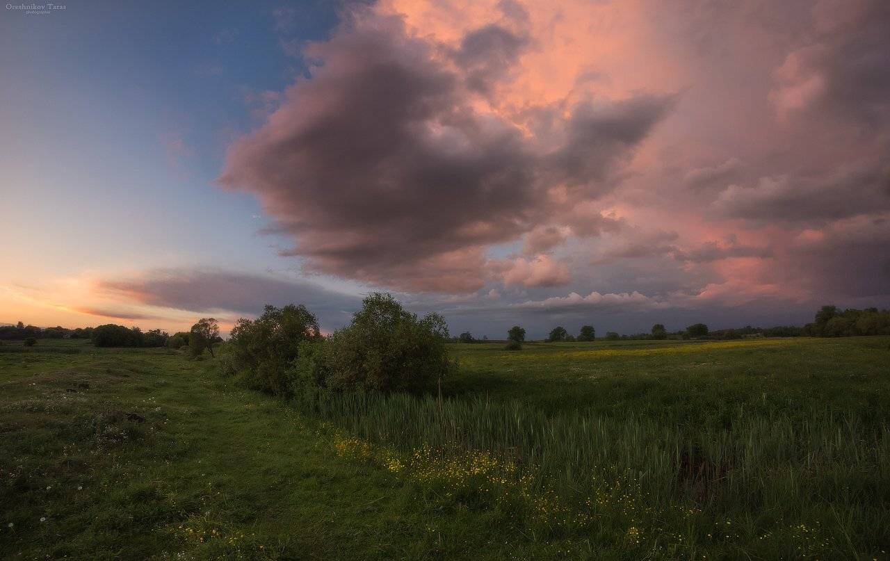 пейзаж,природа,лето,небо,закат,погода,облака,рассвет, Taras