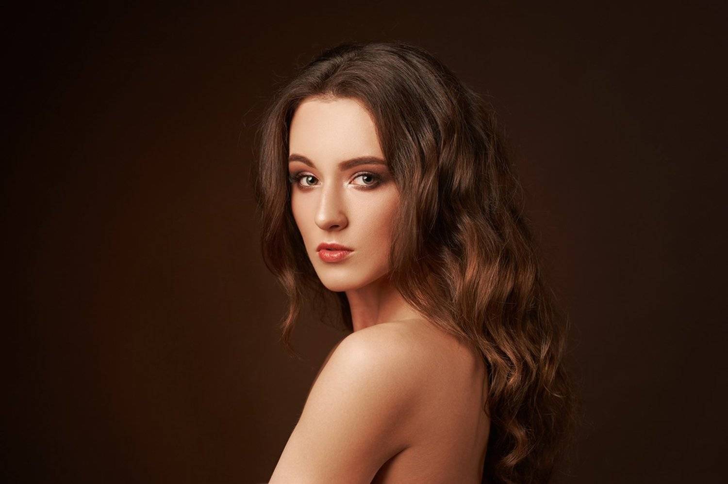 девушка, портрет, студия, Дмитрий Цветков