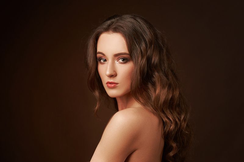 девушка, портрет, студия *** фото превью