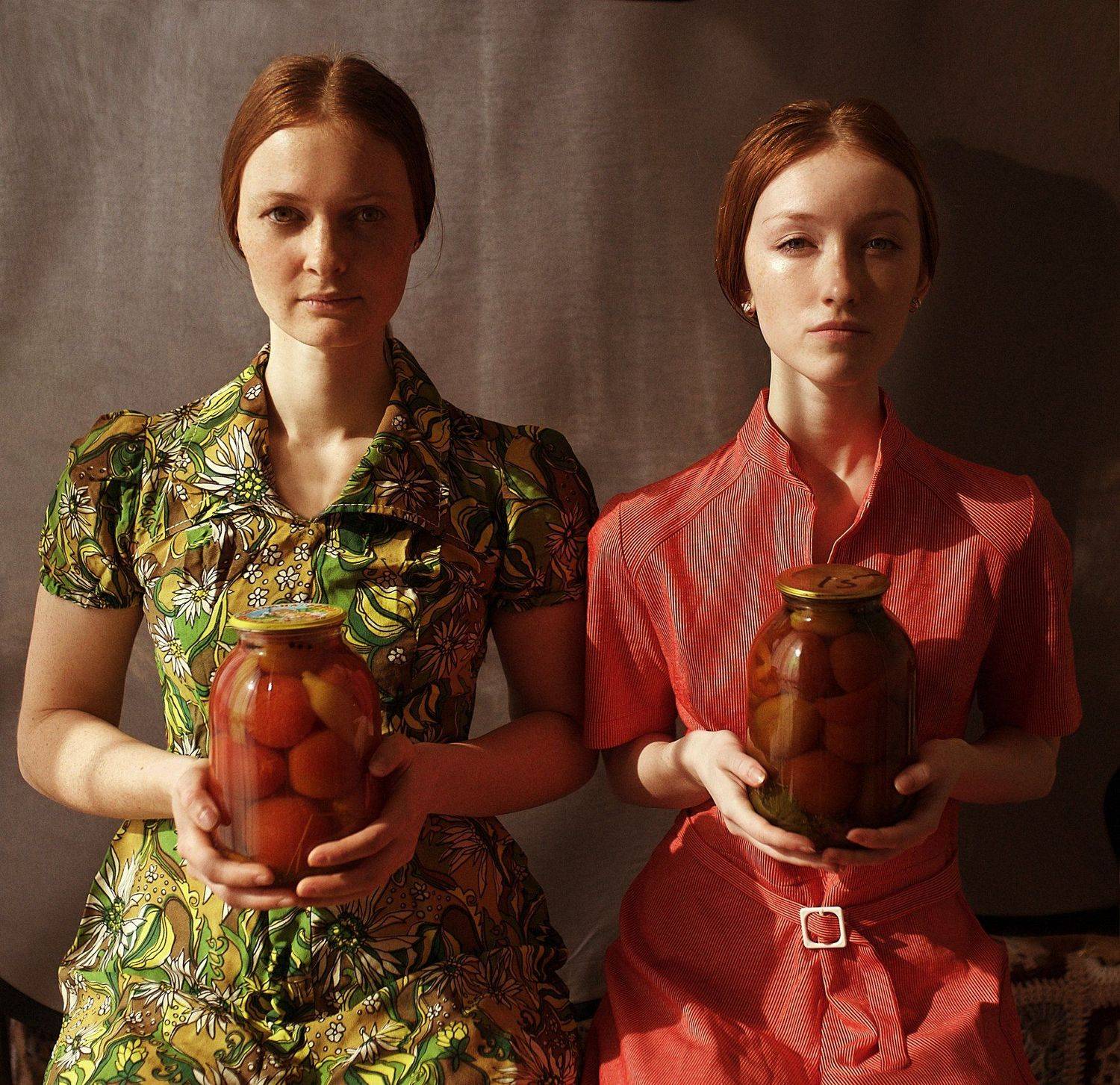 помидоры,рыжие,рыжая,веснушки,ретро,винтаж, Надежда Власова