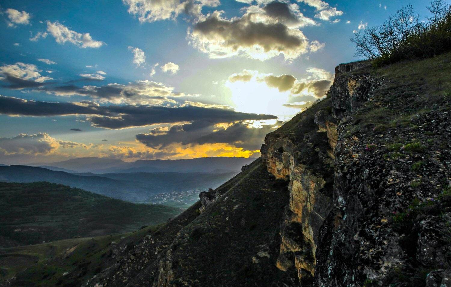 горы,осень,природа,закат., Marat Magov