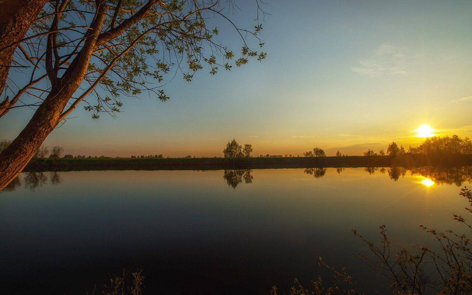 закат,природа,коми,печора, Игорь Триер