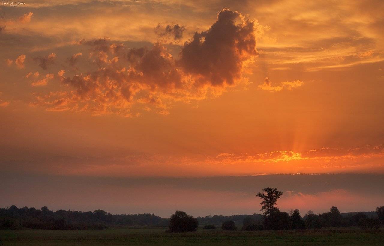 пейзаж,природа,рассвет,утро,небо,солнце,свет,весна, Taras