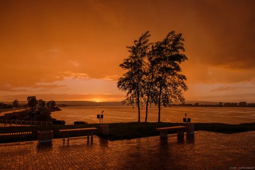 Закат в ливень