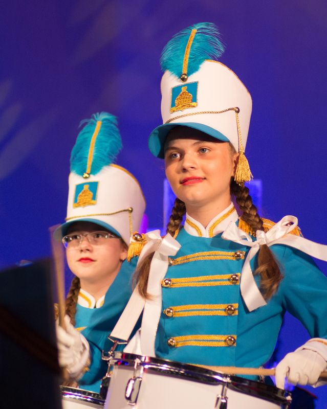 дети, девочки, барабанщицы, концерт Барабанщицы фото превью