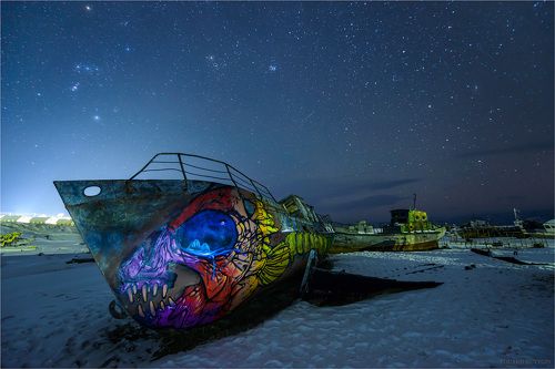 Звёзды над Байкалом.