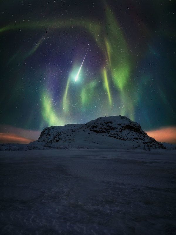 ночь сияние север прованс фото превью