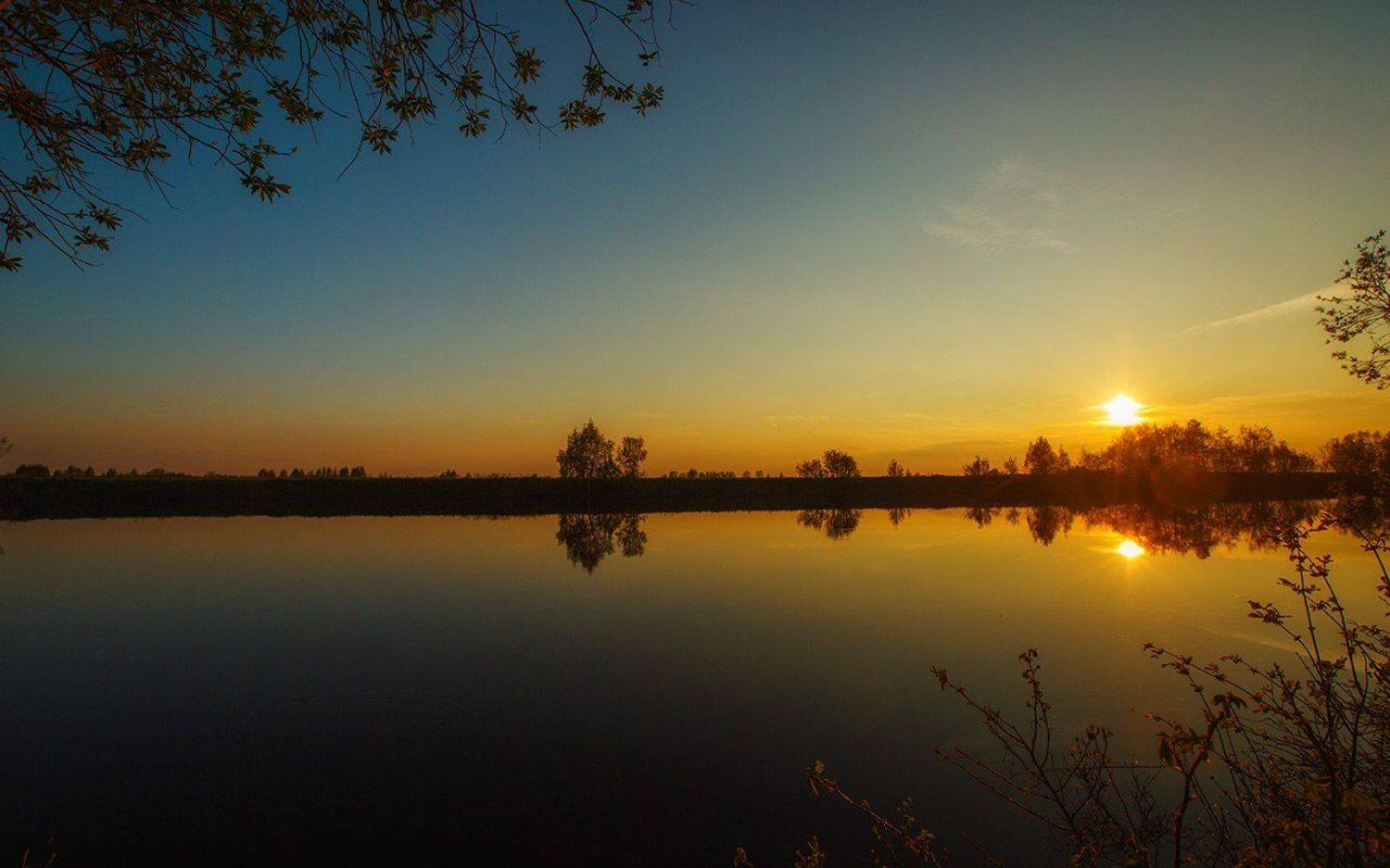 закат,природа,коми,печора, Игорь Триер