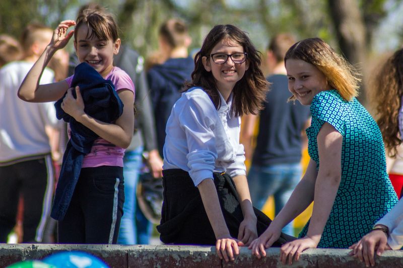 дети, девочки, праздник, детство, радость Радость увиденного фото превью