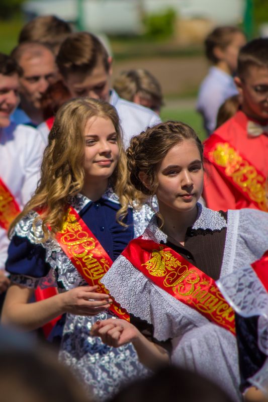 дети, школа, последний звонок, школьники, ученики Выпускницы фото превью