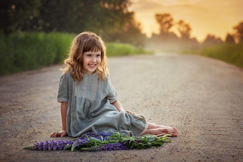 Летний вечер фото превью