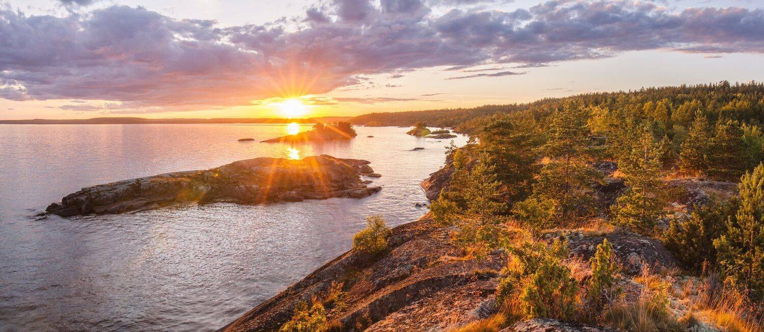 ладога, ладожское озеро, ладожские шхеры, карелия, закат, лето, фототур, Арсений Кашкаров