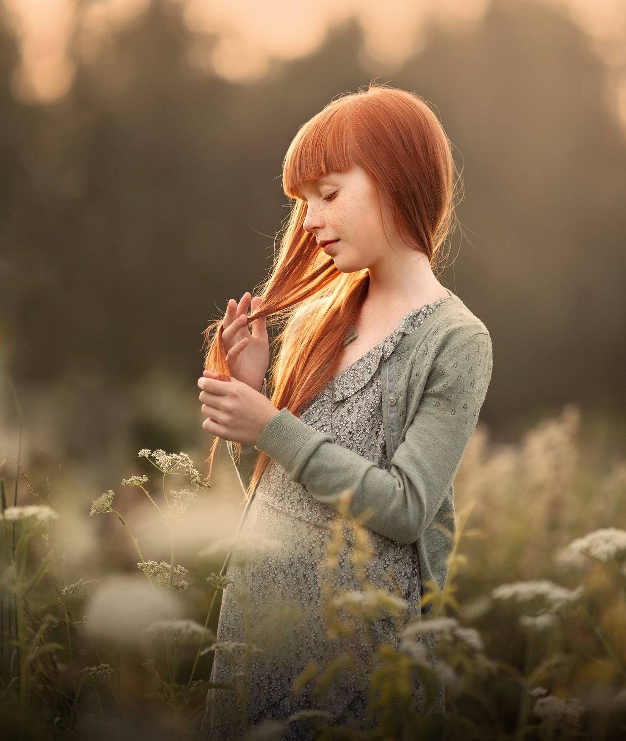 волшебный свет, закат, рыжие, рыжие волосы, sunset, sunlight, beautiful light, red hair, Ольга Перелыгина