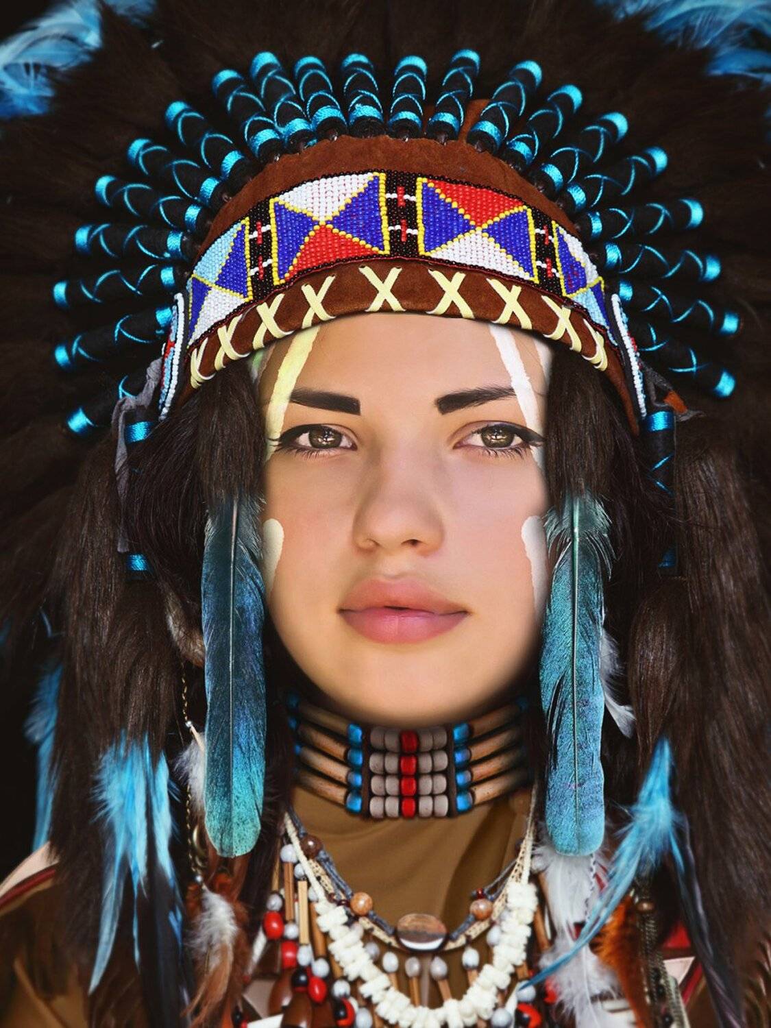 индейцы, девушка, Sergii Vidov