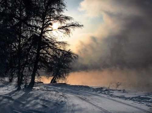 На Ангаре прошедшей зимой