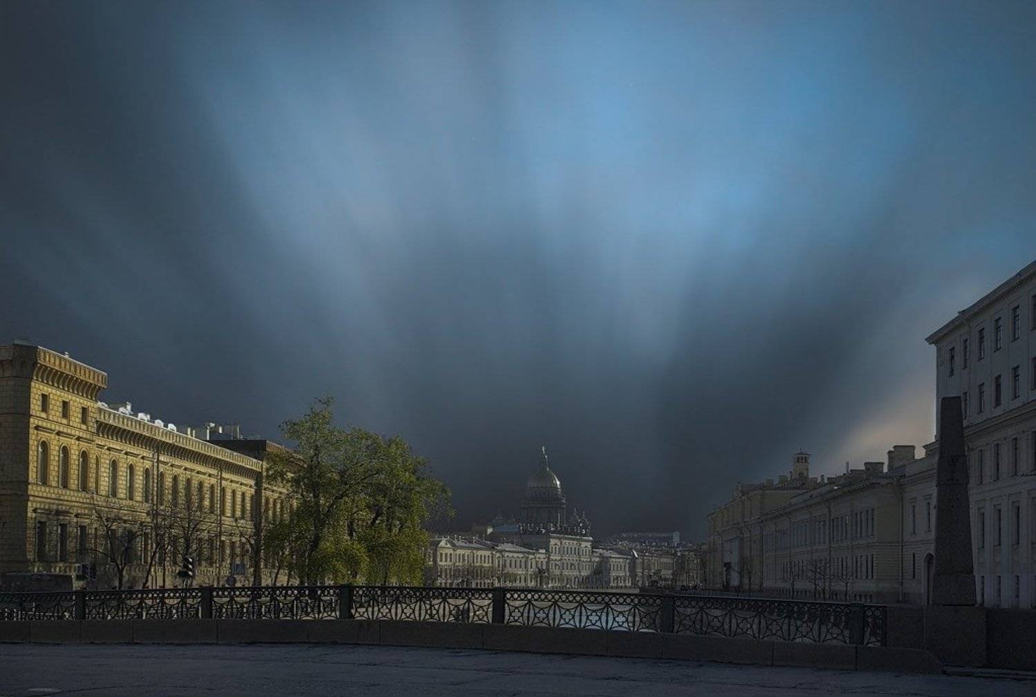 длинная, выдержка, рассвет, город, zapravka2