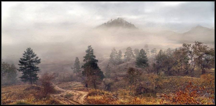 туман, бурятия, утро, горы, Игорь Глушко