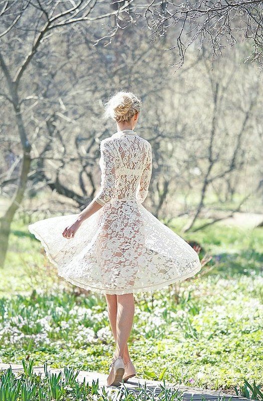яна ультра, весна, белое платье, кружево Прозрачно фото превью