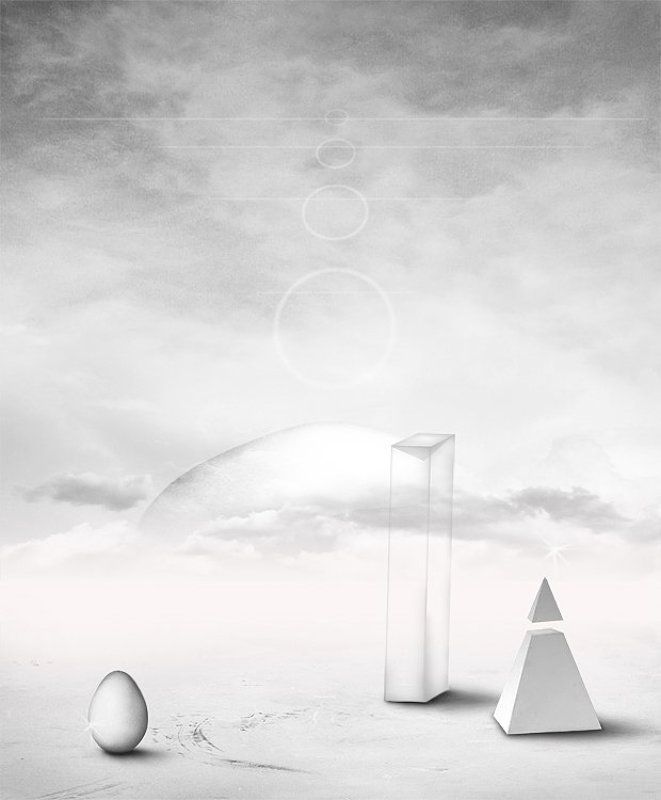 Белокубический сюр фото превью