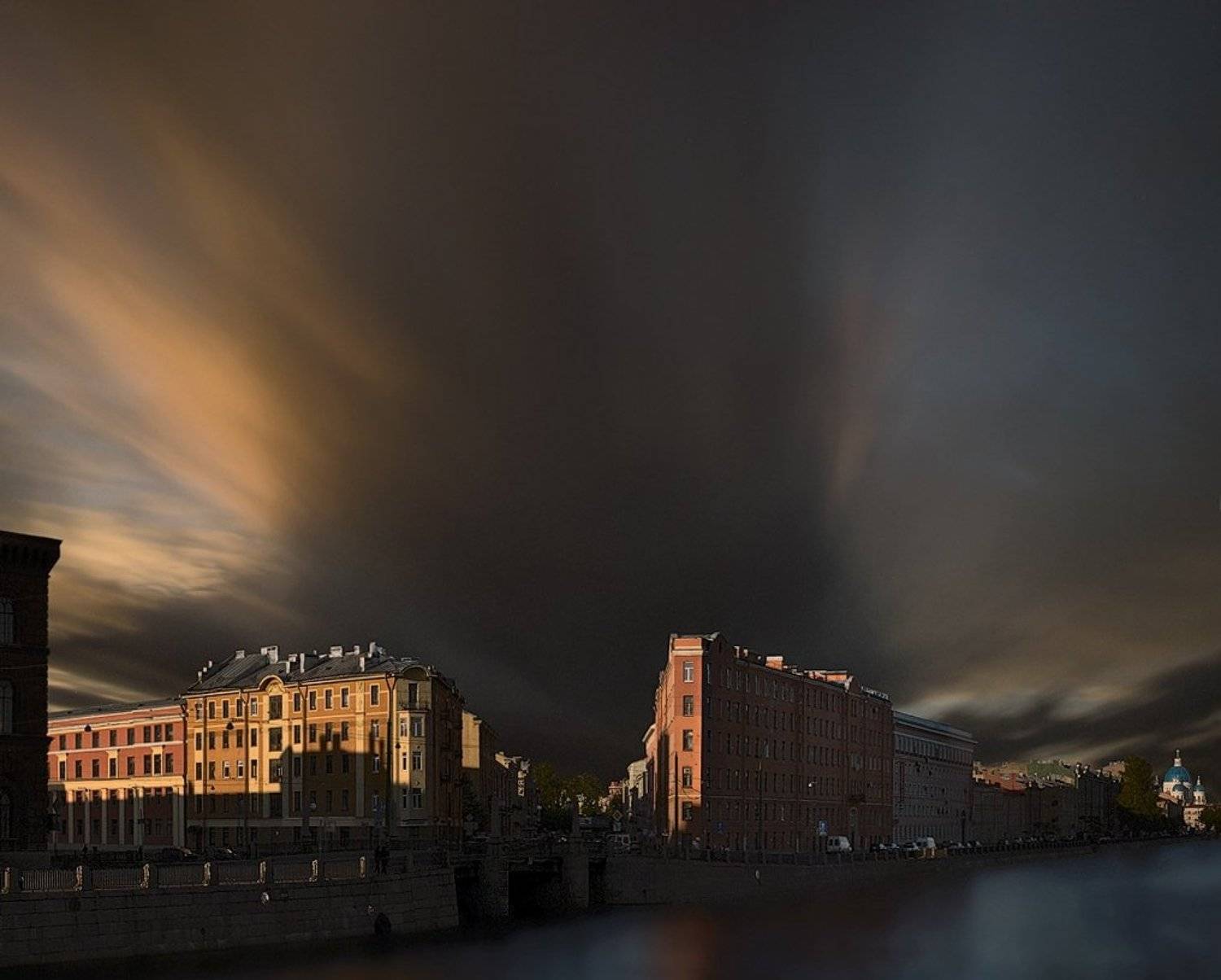 длинная, выдержка, петербург, вечер, закат, zapravka2