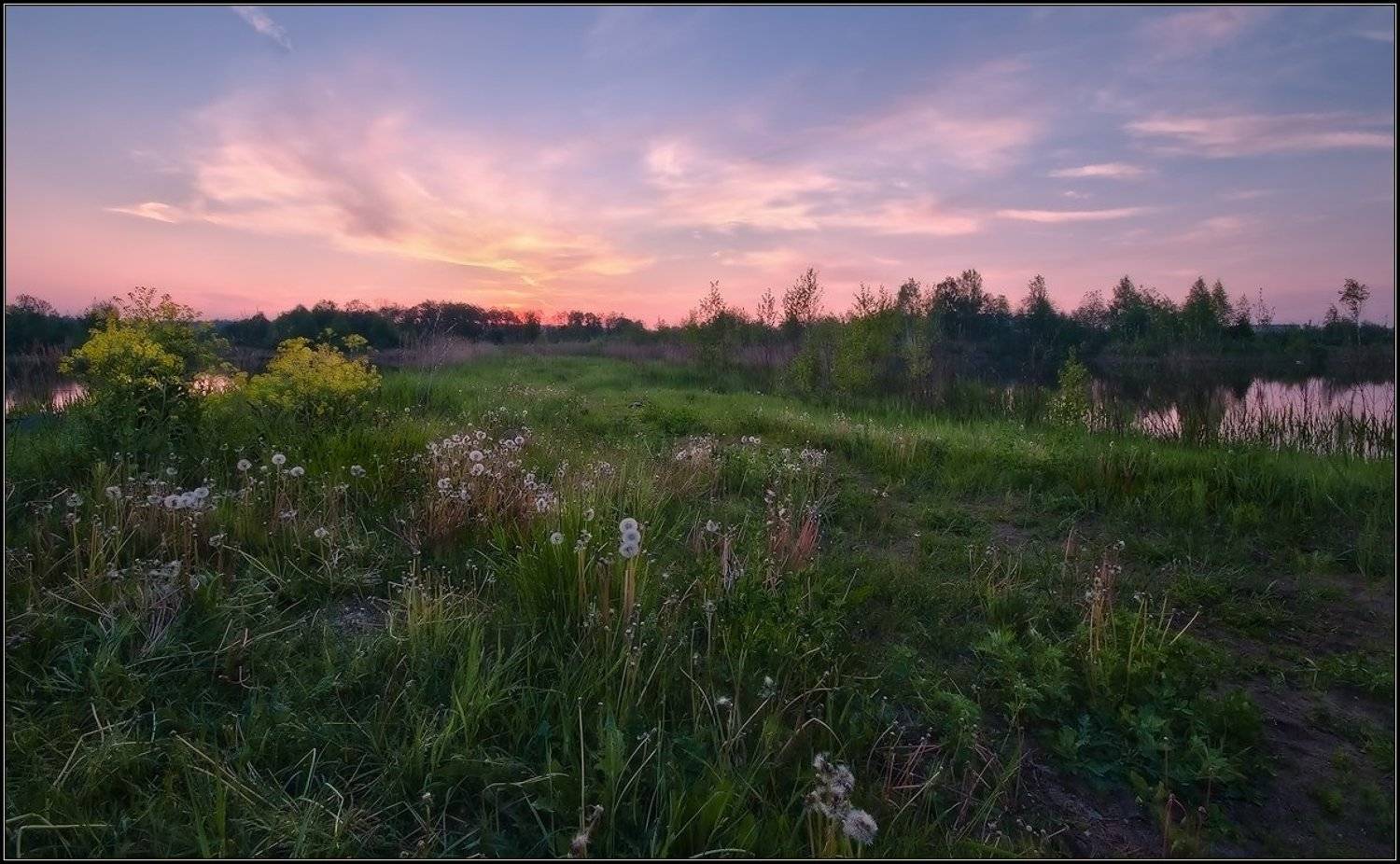 пейхаж, рассвет, утро, Иван