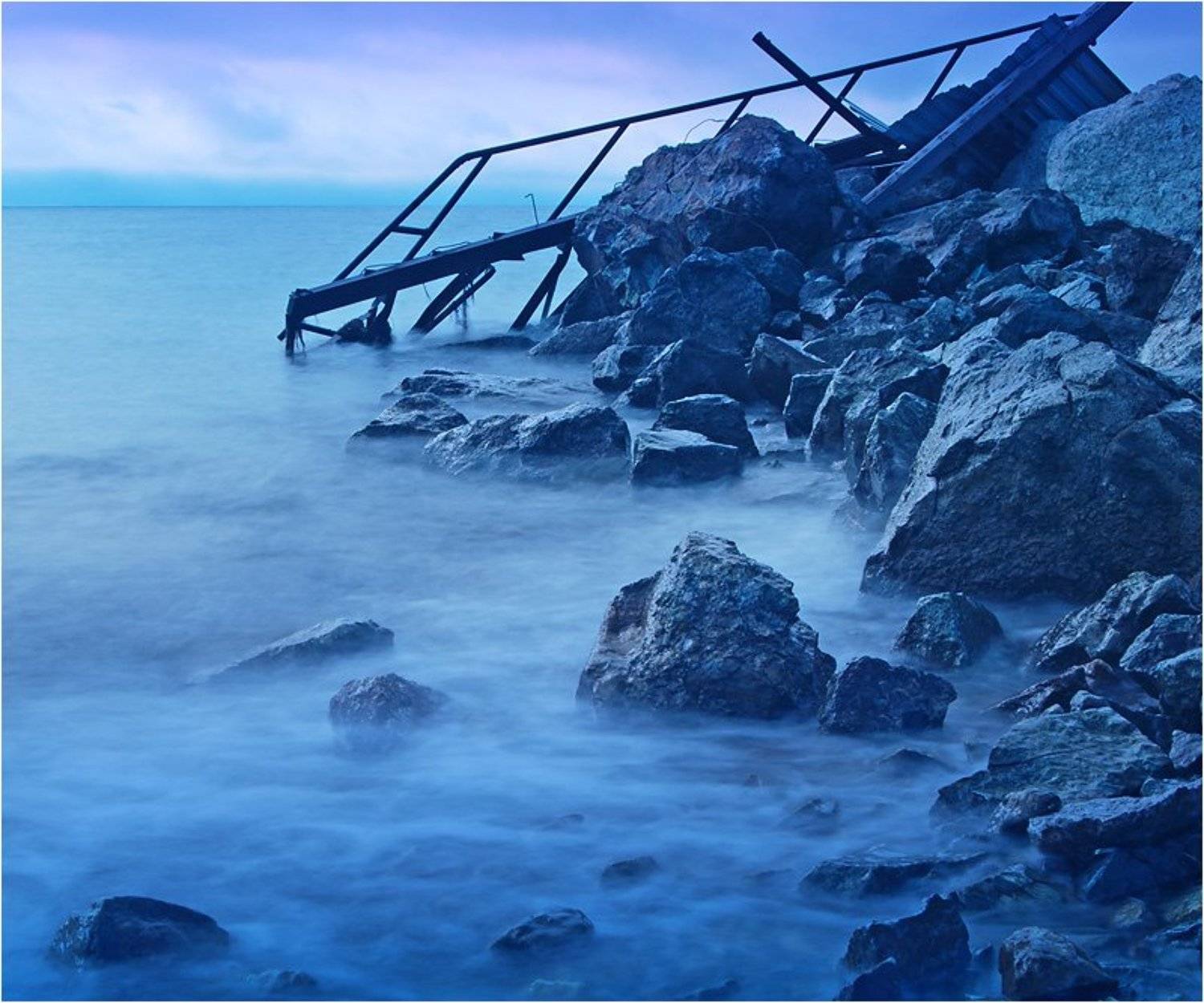 пейзаж, море, берег, камни, вечер, вода, владивосток, Зуева Юля