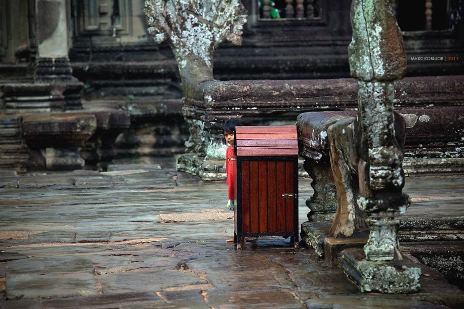 камбоджа, ангкор, азия, девочка, храм, Макс Ковшов