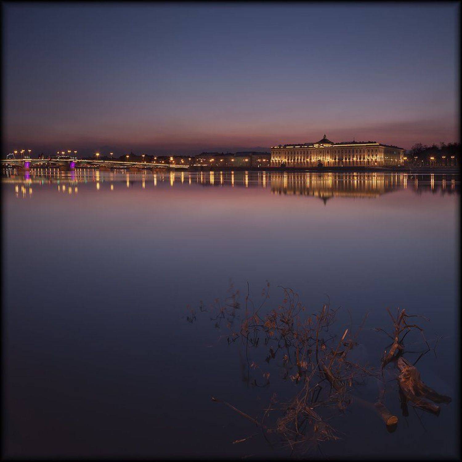 санкт-петербург, академия, художеств, благовещенский мост, нева, панорама, EGRA : ЕГРА