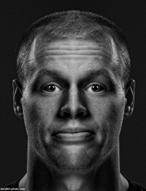 портрет, чб, парень, мужчина, Данилкин Геннадий