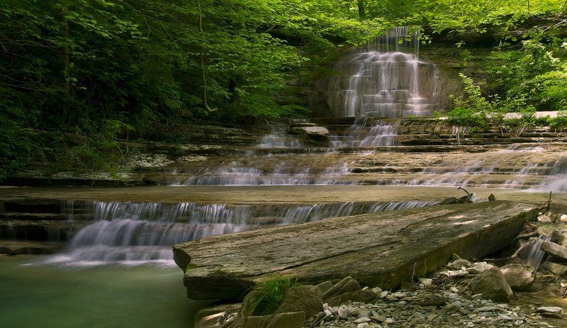 горы, кавказ, водопады, плесецская щель В КРАЮ ВОДОПАДОВ фото превью