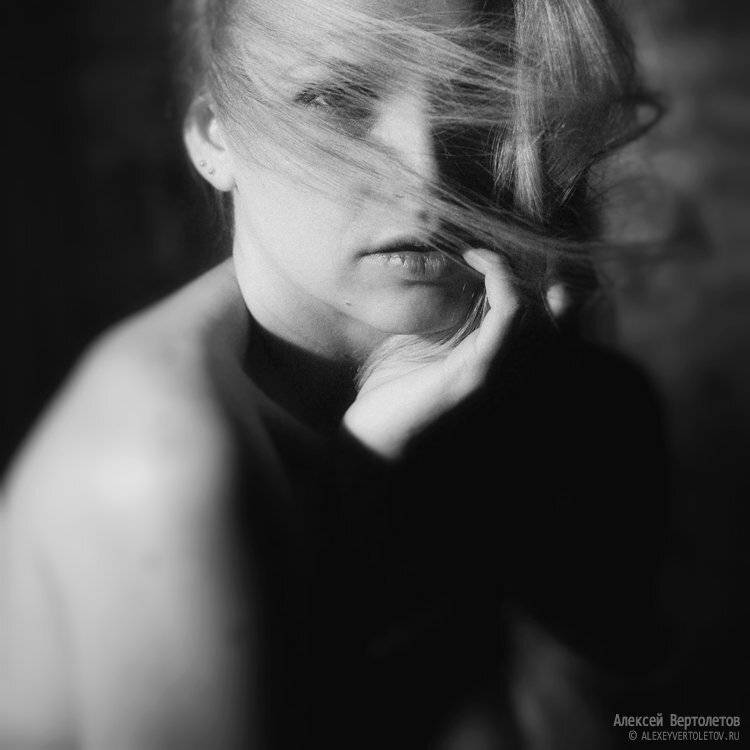портрет, девушка, студия, алексей вертолетов, Алексей Вертолетов