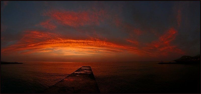 крым, небо, рассвет, закат Рассвет и закат фото превью