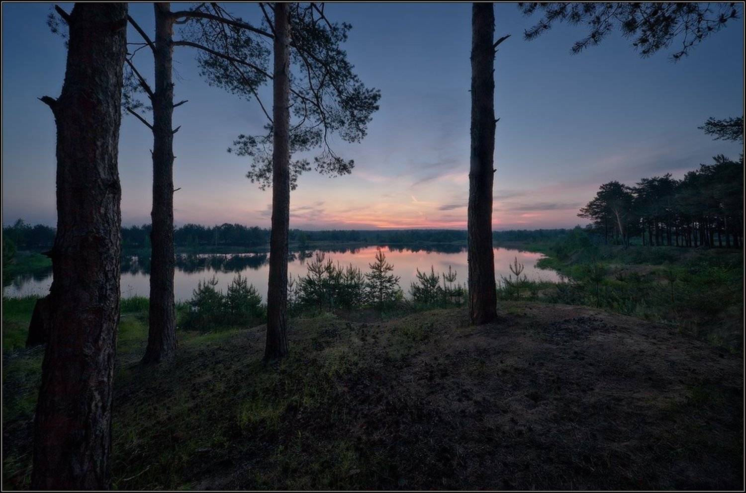 рассвет, утро, пейзаж, Иван