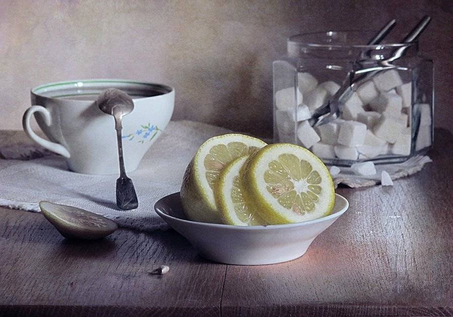 Лимон к чаю. Автор: LudmilaNG , LudmilaNG