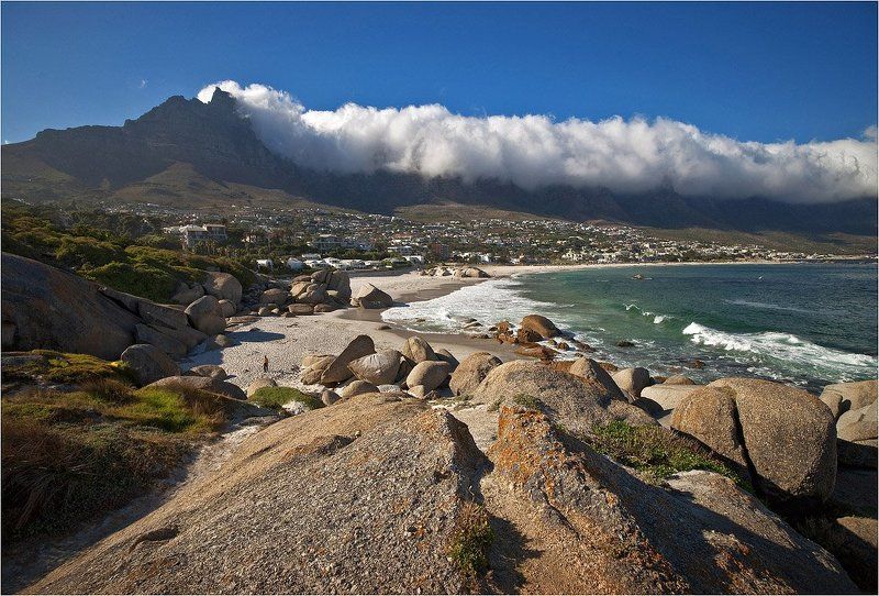 юар, aфрика, кейптаун, camp bay цепляясь за облака фото превью