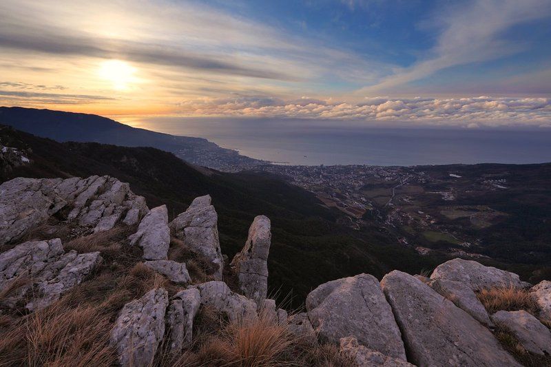 скалы, крым, ялта  фото превью