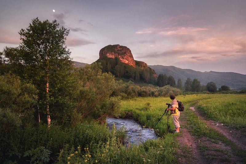 #пейзаж #пейзажист #фотограф #горныйпейзаж #алтай #алтайскийкрай #тигирек #лето #twilight #dusk #landscapemountains #landscape #photographer #landscape #landscapeartist #artist #river #stream #spring #altai #reserve #tigirek #mountain #summer #evening #су Созерцание фото превью