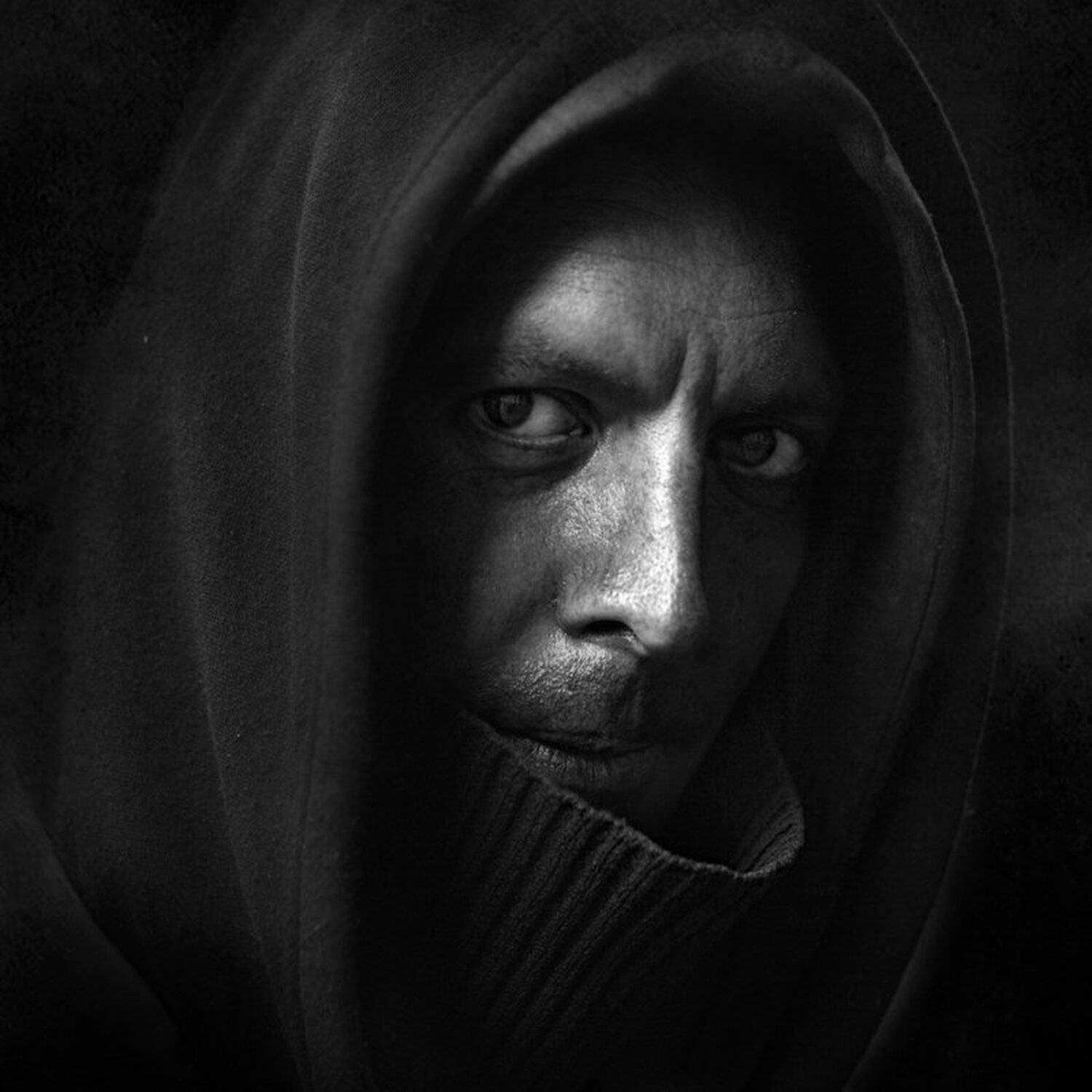 улица лица черно_белое фото портрет, Юрий Калинин