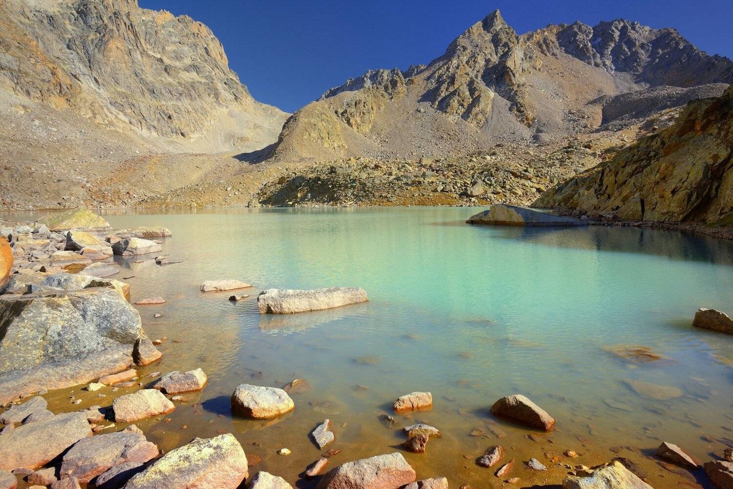 горы осень озеро доломиты узункол, Александр Жарников