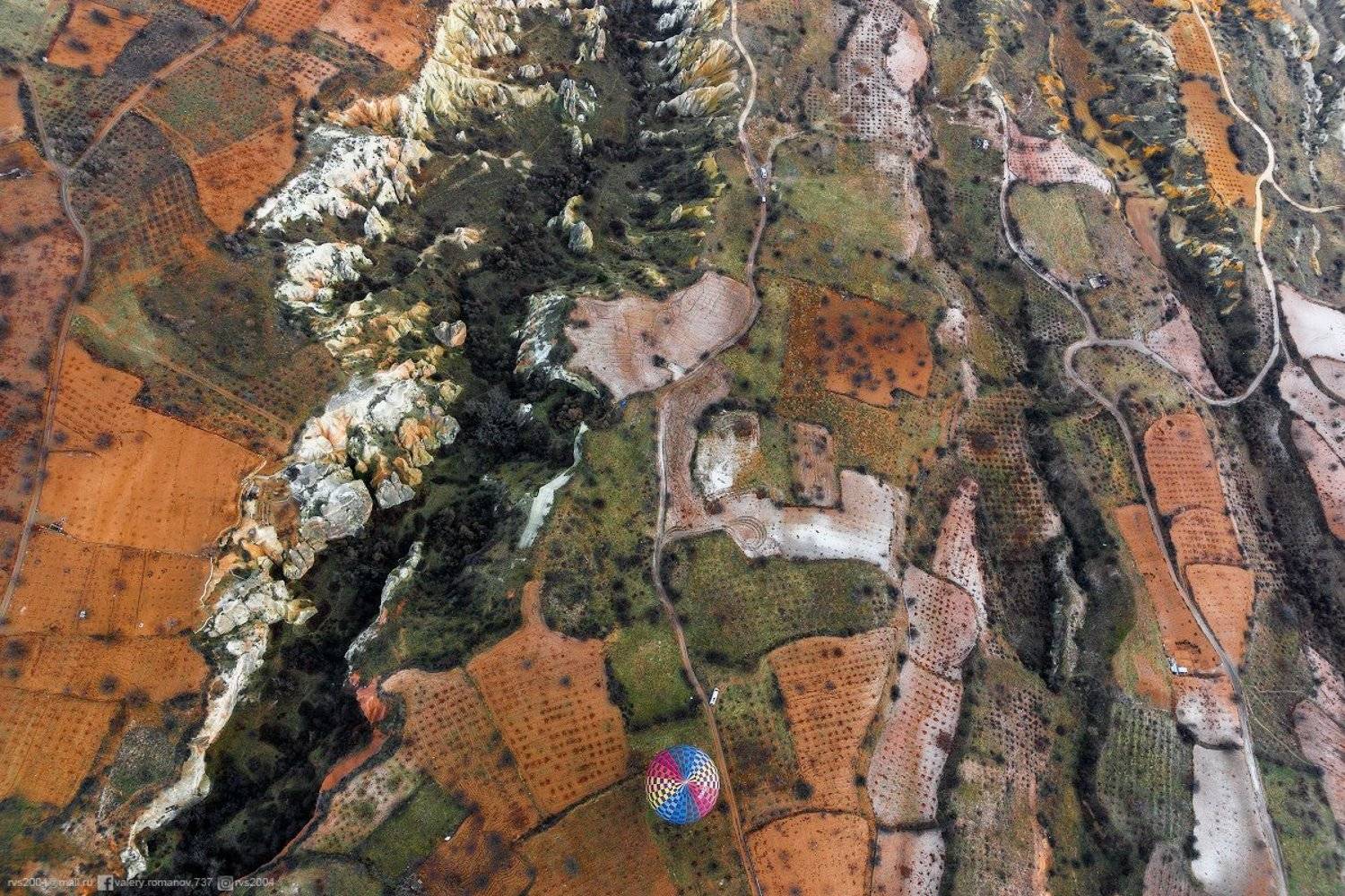 Горы, Пейзаж, Геология, Живопись, Каппадокия, Долина, Путешествия, Приключения, скала, Каньон, Гореме, Небо, полет, Красота, природа, эррозия, гора, хребет, Турция, Воздушный шар,, Валерий Романов