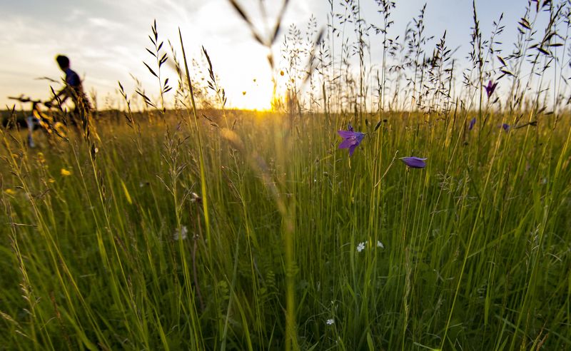 урал, пермский край, лысьва, закат Закат на велосипеде фото превью