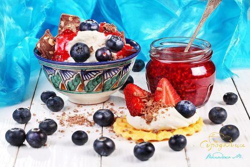 Маскарпоне с клубникой