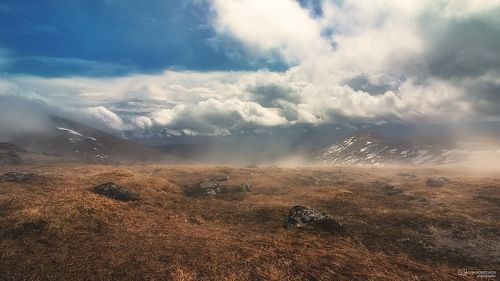 после дождика в горах