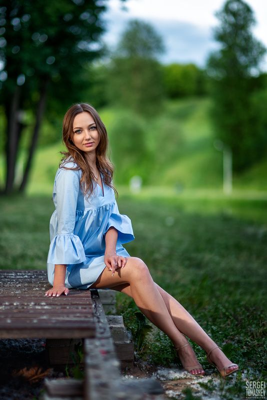 портрет, лето, модель Наташа фото превью