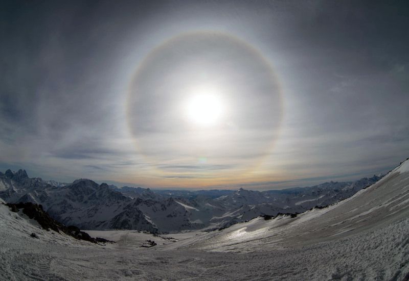 гало, солнеце, горы, , кавказ, эльбрус, зима, природа, nature, mountains, solar, halo, sun, caucasus, elbrus Солнечное гало. фото превью
