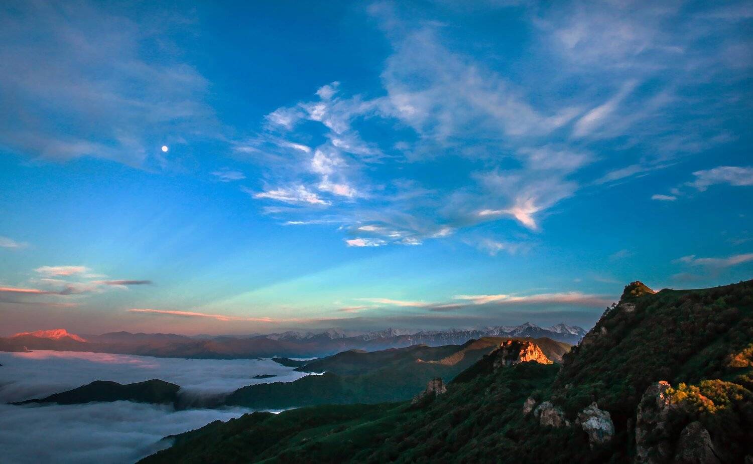 горы,весна,природа,закат., Marat Magov