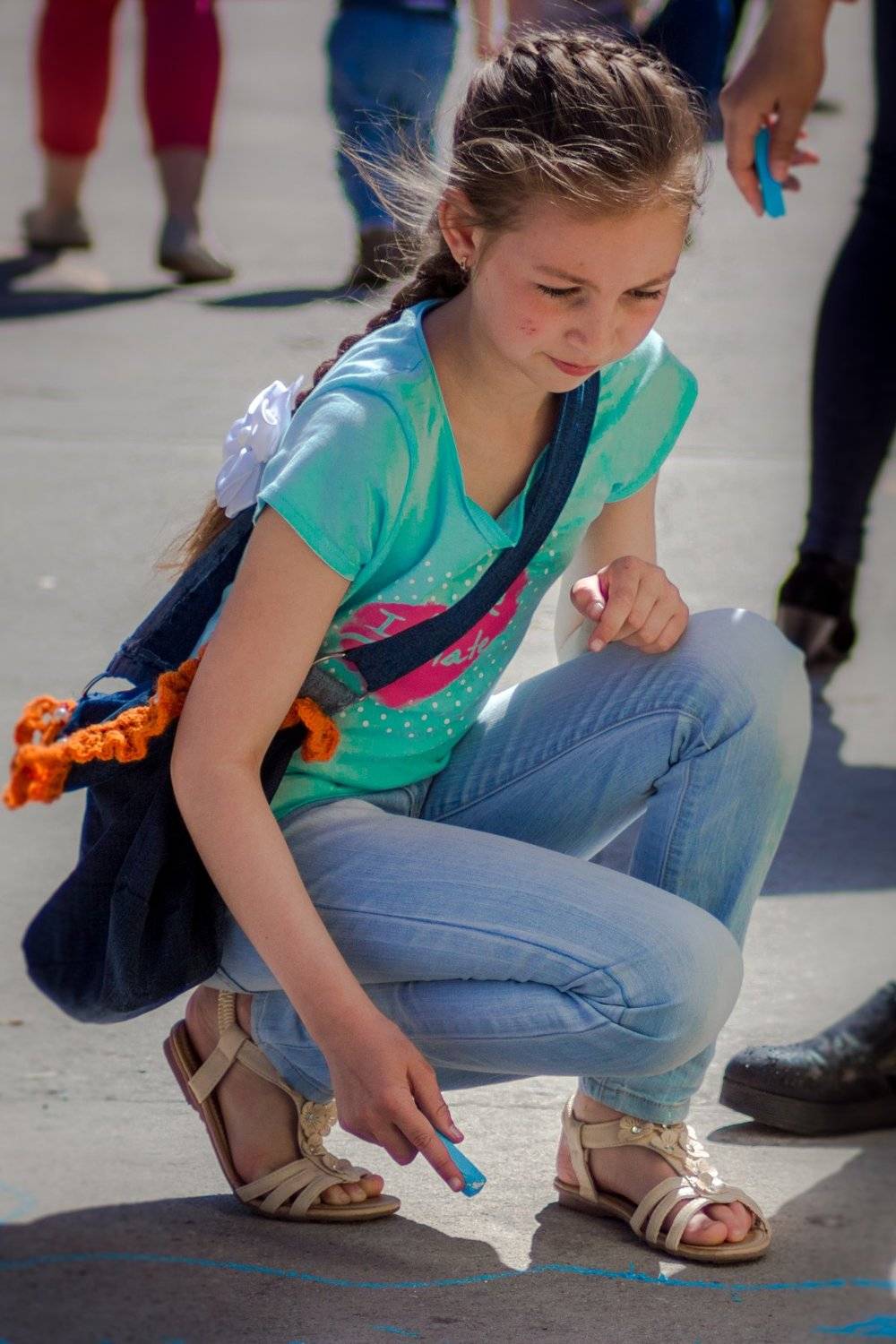 девочка, городской парк, праздник, Руслан Востриков