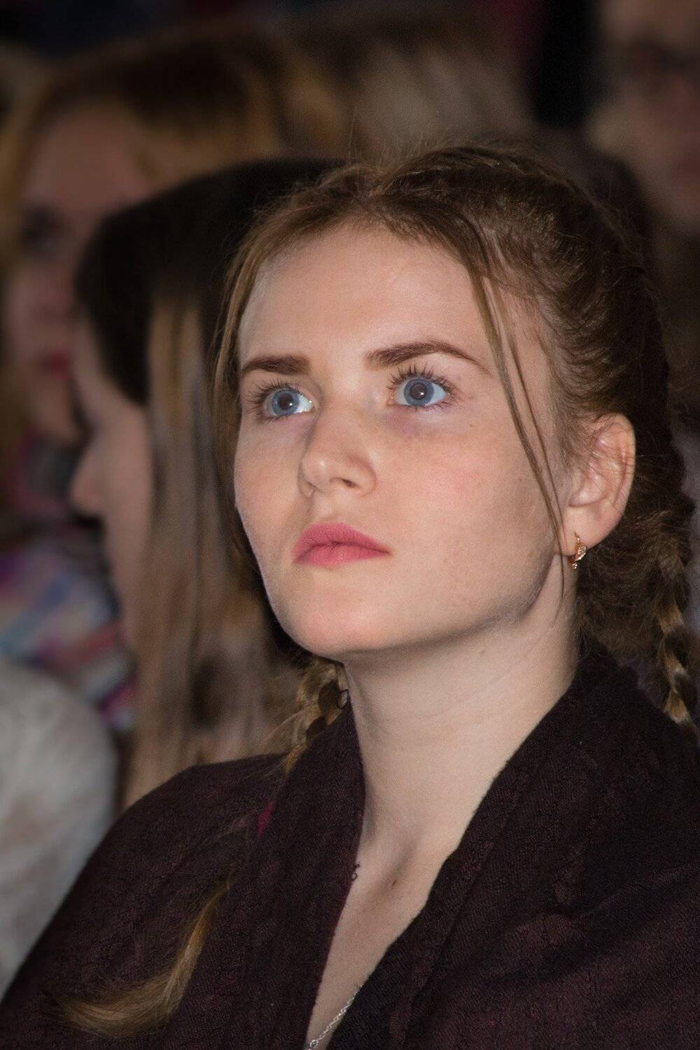 лекция, девушка, кинозал, студентка, Руслан Востриков