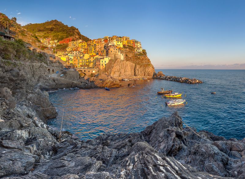 italy, liguria, landscape, panoramic Manarola фото превью