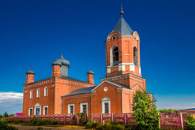 Благовещенский храм с. Крутые хутора Липецкая обл. фото превью